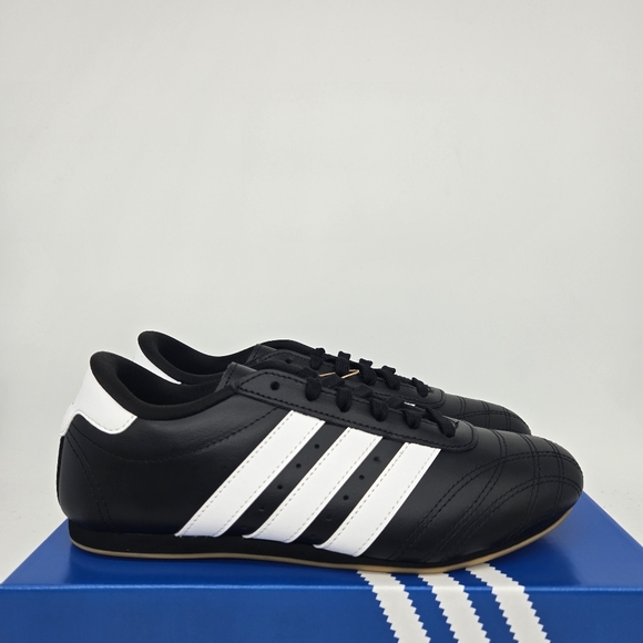 Adidas Taekwondo Lace JR6807 'Black White Gum' Shoes Women's Size 6 New - Picture 3 of 8